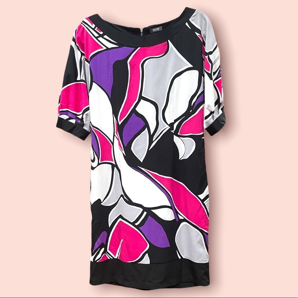 Kenneth Cole Reaction abstract print dress